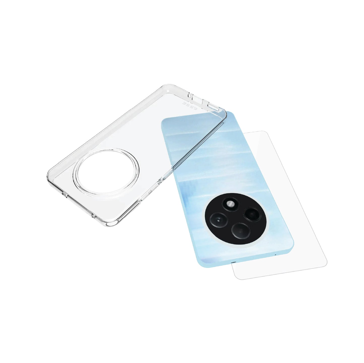 Clear Case + Case Friendly Tempered Glass