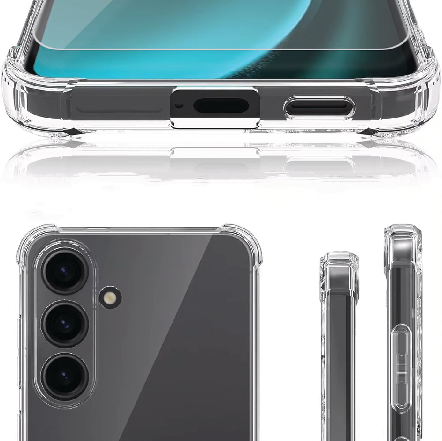 Clear Case + Case Friendly Tempered Glass