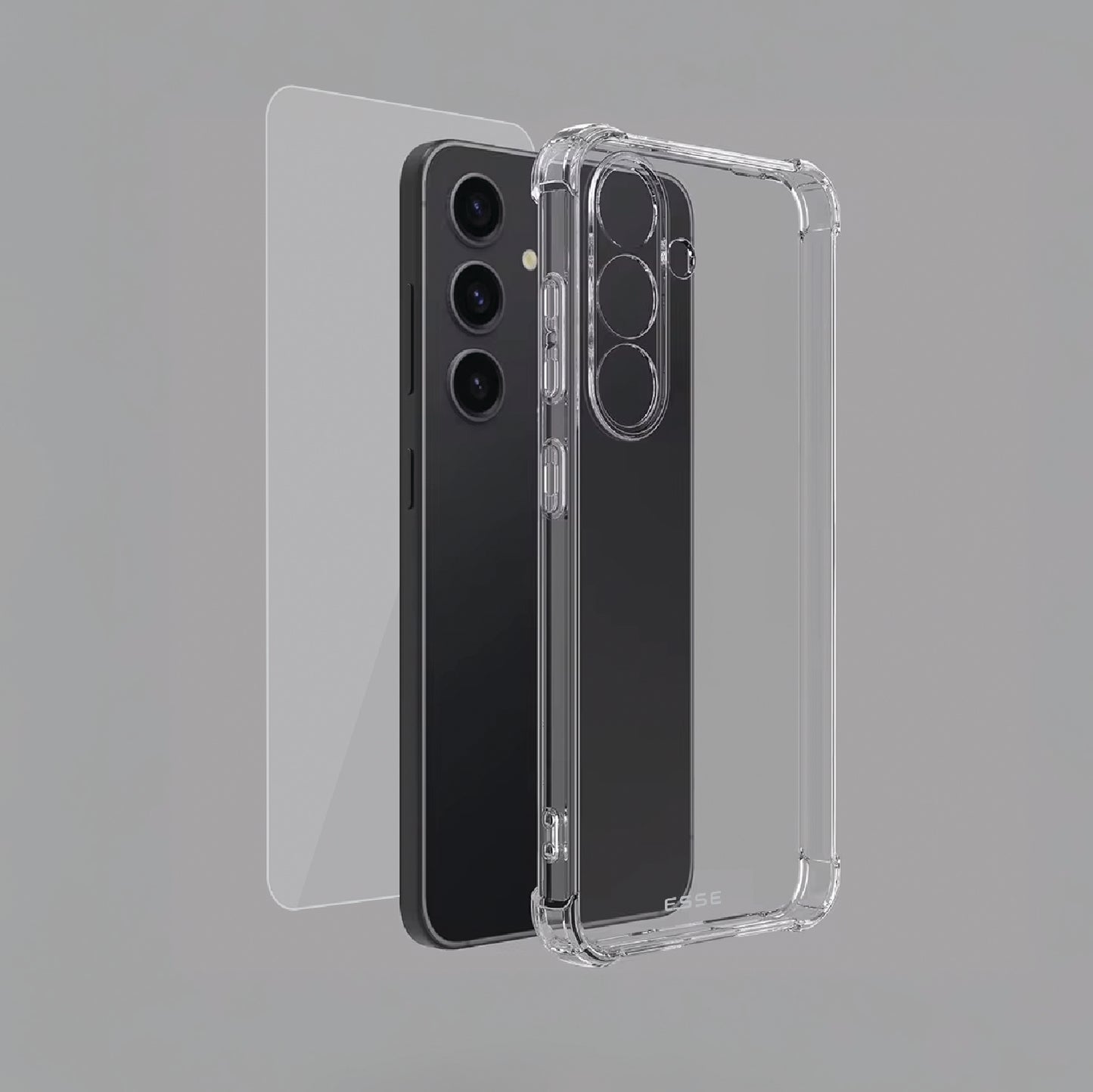 Clear Case + Case Friendly Tempered Glass