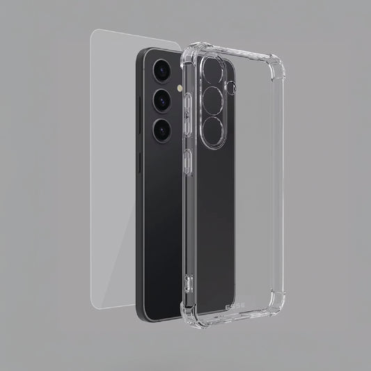 Clear Case + Case Friendly Tempered Glass