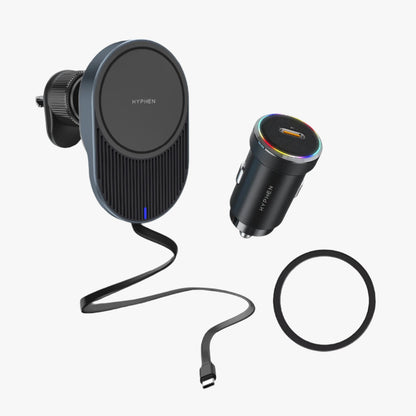 MAGT WC15 Wireless Charger with built in USB-C Cable