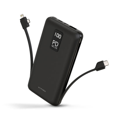 X-Series Slim Power Bank - USB-C, Lightning, and Micro-USB | 10000 mAh