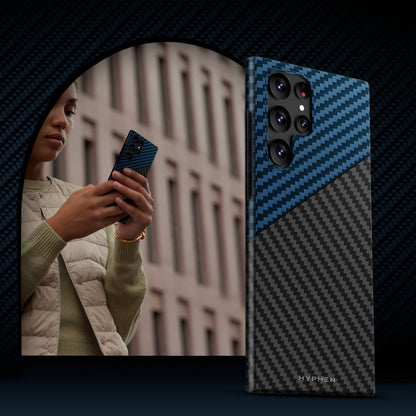 Dual Color Carbon Fiber Case
