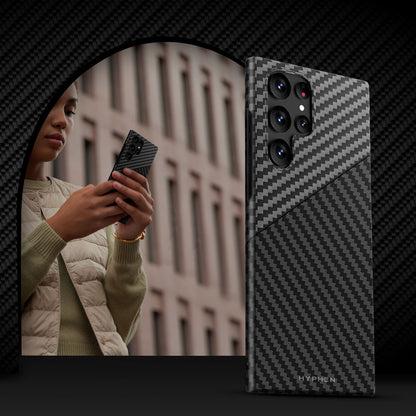 Dual Color Carbon Fiber Case