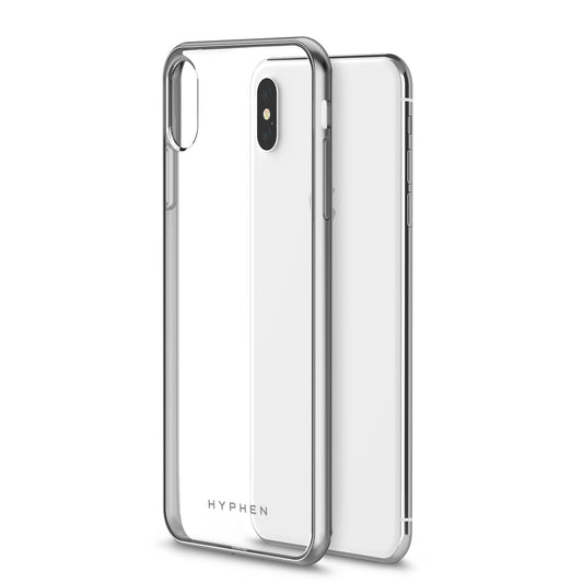 Clear Silver Frame Case