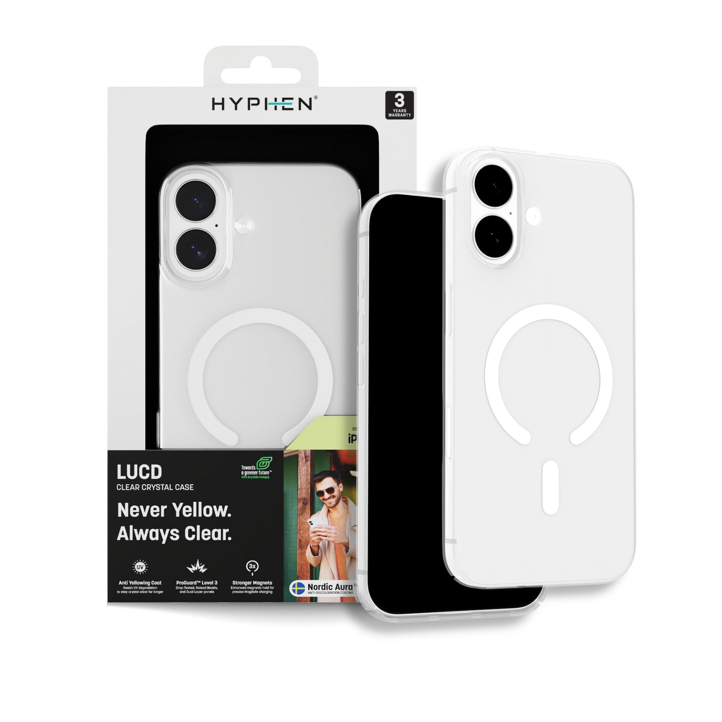 LUCD Crystal Clear Case