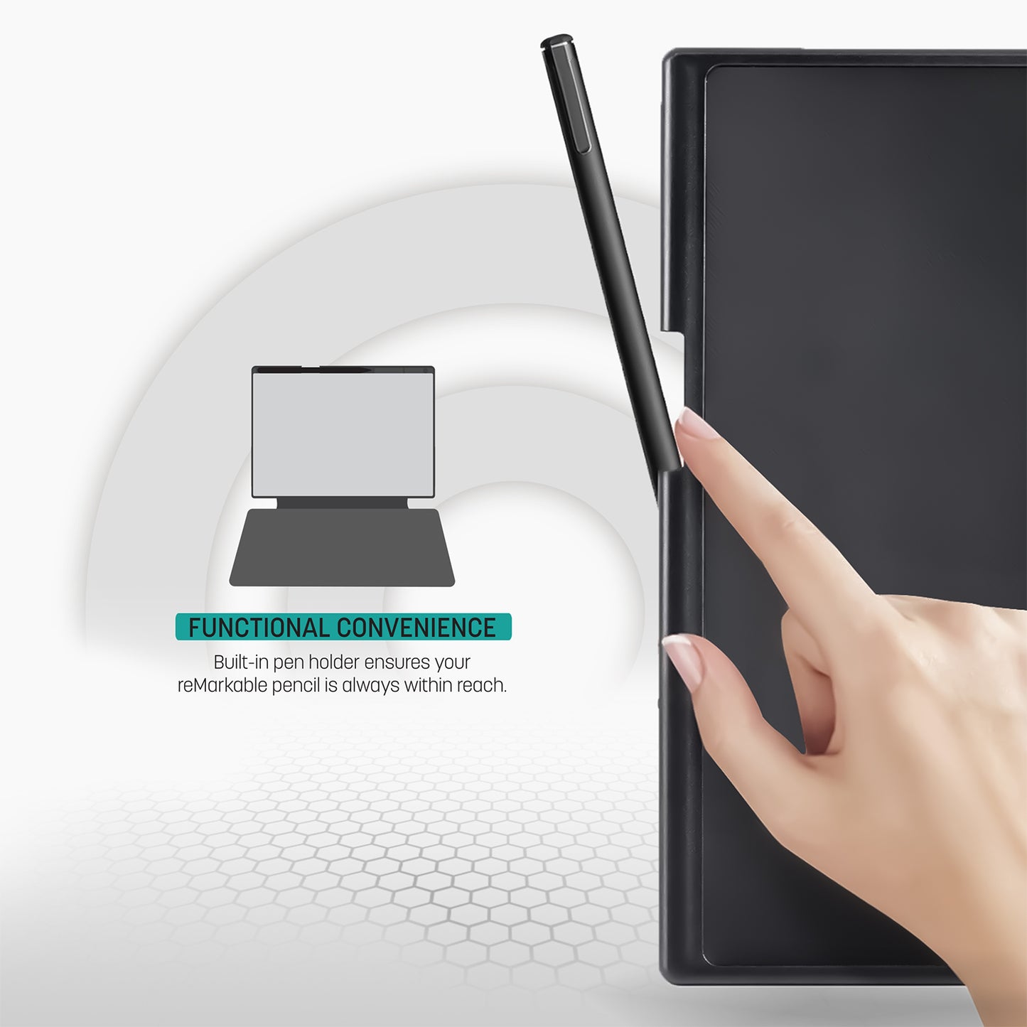 Notable Slim Magnetic Case with Pen Holder