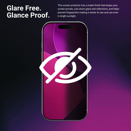DEFENDR Matte Privacy Tempered Glass with Applicator