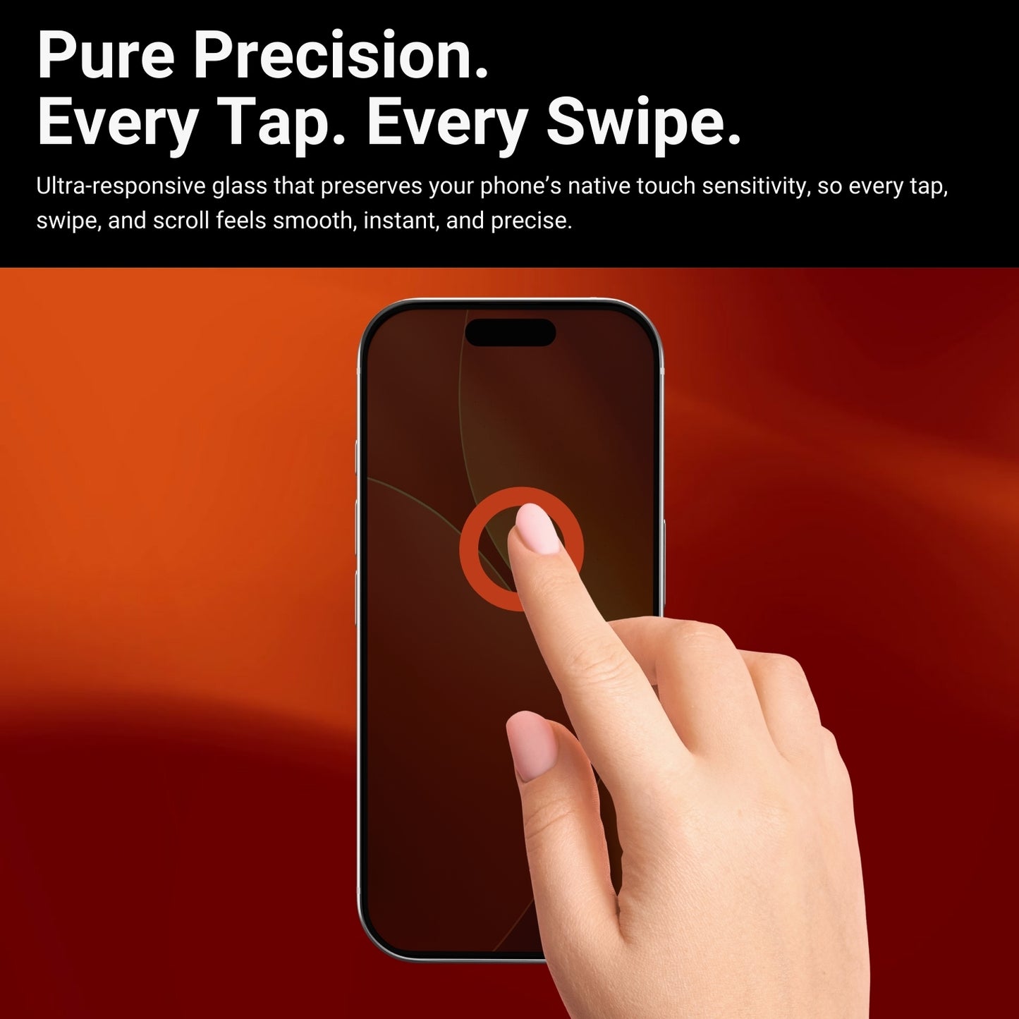 DEFENDR Privacy Tempered Glass with Applicator