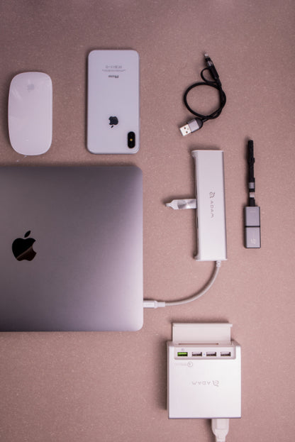 CASA A03 5 Port USB-C Hub with VGA and HDMI
